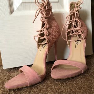 Pink heels